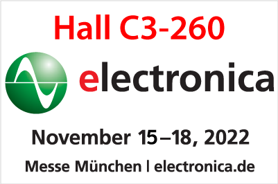 Come and see us at Electronica 2022